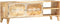 vidaXL - Tv-meubel - 120x30x40 - cm - massief - mangohout