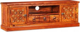 vidaXL - Tv-meubel - 120x30x40 - cm - massief - sheeshamhout