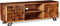 vidaXL - Tv-meubel - 120x30x40 - cm - massief - sheeshamhout