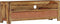 vidaXL - Tv-meubel - 120x30x40 - cm - massief - sheeshamhout