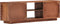 vidaXL - Tv-meubel - 120x30x40 - cm - massief - sheeshamhout