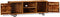 vidaXL - Tv-meubel - 120x30x40 - cm - massief - sheeshamhout