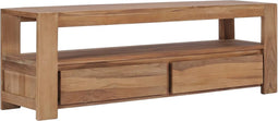 vidaXL - Tv-meubel - 120x30x40 - cm - massief - teakhout