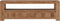 vidaXL - Tv-meubel - 120x30x40 - cm - massief - teakhout