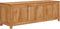 vidaXL - Tv-meubel - 120x30x40 - cm - massief - teakhout