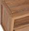 vidaXL - Tv-meubel - 120x30x40 - cm - teakhout - met - natuurlijke - afwerking