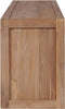 vidaXL - Tv-meubel - 120x30x40 - cm - teakhout - met - natuurlijke - afwerking