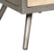 vidaXL - Tv-meubel - 120x30x45 - cm - massief - mangohout - en - staal