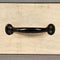 vidaXL - Tv-meubel - 120x30x45 - cm - massief - mangohout - en - staal