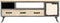 vidaXL - Tv-meubel - 120x30x45 - cm - massief - mangohout - en - staal