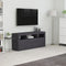 vidaXL - Tv-meubel - 120x30x50 - cm - bewerkt - hout - grijs