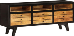 vidaXL - Tv-meubel - 120x30x50 - cm - massief - mangohout