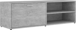 vidaXL - Tv-meubel - 120x34x37 - cm - bewerkt - hout - betongrijs