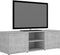 vidaXL - Tv-meubel - 120x34x37 - cm - bewerkt - hout - betongrijs