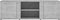 vidaXL - Tv-meubel - 120x34x37 - cm - bewerkt - hout - betongrijs