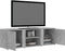 vidaXL - Tv-meubel - 120x34x37 - cm - bewerkt - hout - betongrijs