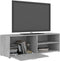 vidaXL - Tv-meubel - 120x34x37 - cm - bewerkt - hout - betongrijs