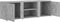vidaXL - Tv-meubel - 120x34x37 - cm - bewerkt - hout - betongrijs