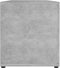 vidaXL - Tv-meubel - 120x34x37 - cm - bewerkt - hout - betongrijs