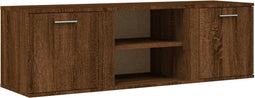 vidaXL - Tv-meubel - 120x34x37 - cm - bewerkt - hout - bruin - eikenkleur