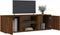 vidaXL - Tv-meubel - 120x34x37 - cm - bewerkt - hout - bruin - eikenkleur