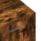 vidaXL - Tv-meubel - 120x34x37 - cm - bewerkt - hout - gerookt - eikenkleurig