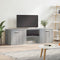 vidaXL - Tv-meubel - 120x34x37 - cm - bewerkt - hout - grijs - sonoma - eikenkleurig