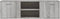 vidaXL - Tv-meubel - 120x34x37 - cm - bewerkt - hout - grijs - sonoma - eikenkleurig