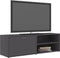 vidaXL - Tv-meubel - 120x34x37 - cm - bewerkt - hout - grijs