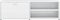 vidaXL - Tv-meubel - 120x34x37 - cm - bewerkt - hout - hoogglans - wit