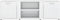 vidaXL - Tv-meubel - 120x34x37 - cm - bewerkt - hout - hoogglans - wit