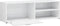 vidaXL - Tv-meubel - 120x34x37 - cm - bewerkt - hout - hoogglans - wit