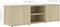 vidaXL - Tv-meubel - 120x34x37 - cm - bewerkt - hout - sonoma - eikenkleurig