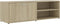 vidaXL - Tv-meubel - 120x34x37 - cm - bewerkt - hout - sonoma - eikenkleurig