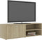 vidaXL - Tv-meubel - 120x34x37 - cm - bewerkt - hout - sonoma - eikenkleurig