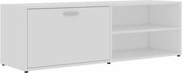 vidaXL - Tv-meubel - 120x34x37 - cm - bewerkt - hout - wit