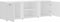 vidaXL - Tv-meubel - 120x34x37 - cm - bewerkt - hout - wit