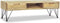 vidaXL - Tv-meubel - 120x35x35 - cm - massief - teakhout