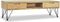 vidaXL - Tv-meubel - 120x35x35 - cm - massief - teakhout