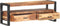 vidaXL - Tv-meubel - 120x35x45 - cm - hout - met - honingkleurige - afwerking