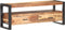 vidaXL - Tv-meubel - 120x35x45 - cm - hout - met - honingkleurige - afwerking