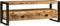 vidaXL - Tv-meubel - 120x35x45 - cm - massief - mangohout