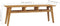 vidaXL - Tv-meubel - 120x35x45 - cm - massief - teakhout