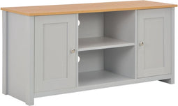 vidaXL - Tv-meubel - 120x39x58 - cm - grijs