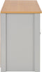 vidaXL - Tv-meubel - 120x39x58 - cm - grijs