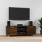 vidaXL - Tv-meubel - 120x40,5x35 - cm - bewerkt - hout - bruin - eikenkleur