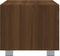 vidaXL - Tv-meubel - 120x40,5x35 - cm - bewerkt - hout - bruin - eikenkleur