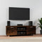 vidaXL - Tv-meubel - 120x40,5x35 - cm - bewerkt - hout - gerookt - eikenkleurig