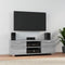 vidaXL - Tv-meubel - 120x40,5x35 - cm - bewerkt - hout - grijs - sonoma - eikenkleurig