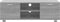 vidaXL - Tv-meubel - 120x40,5x35 - cm - bewerkt - hout - grijs - sonoma - eikenkleurig